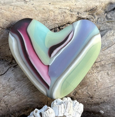 Fused Glass Heart