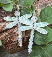 Load image into Gallery viewer, Dragonfly Beaded Earrings