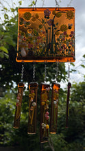 Load image into Gallery viewer, Autumn Rootbeer Garden II Wind Chimes