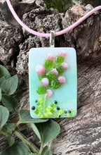 Load image into Gallery viewer, Thistle Bush - Fused Glass Pendant