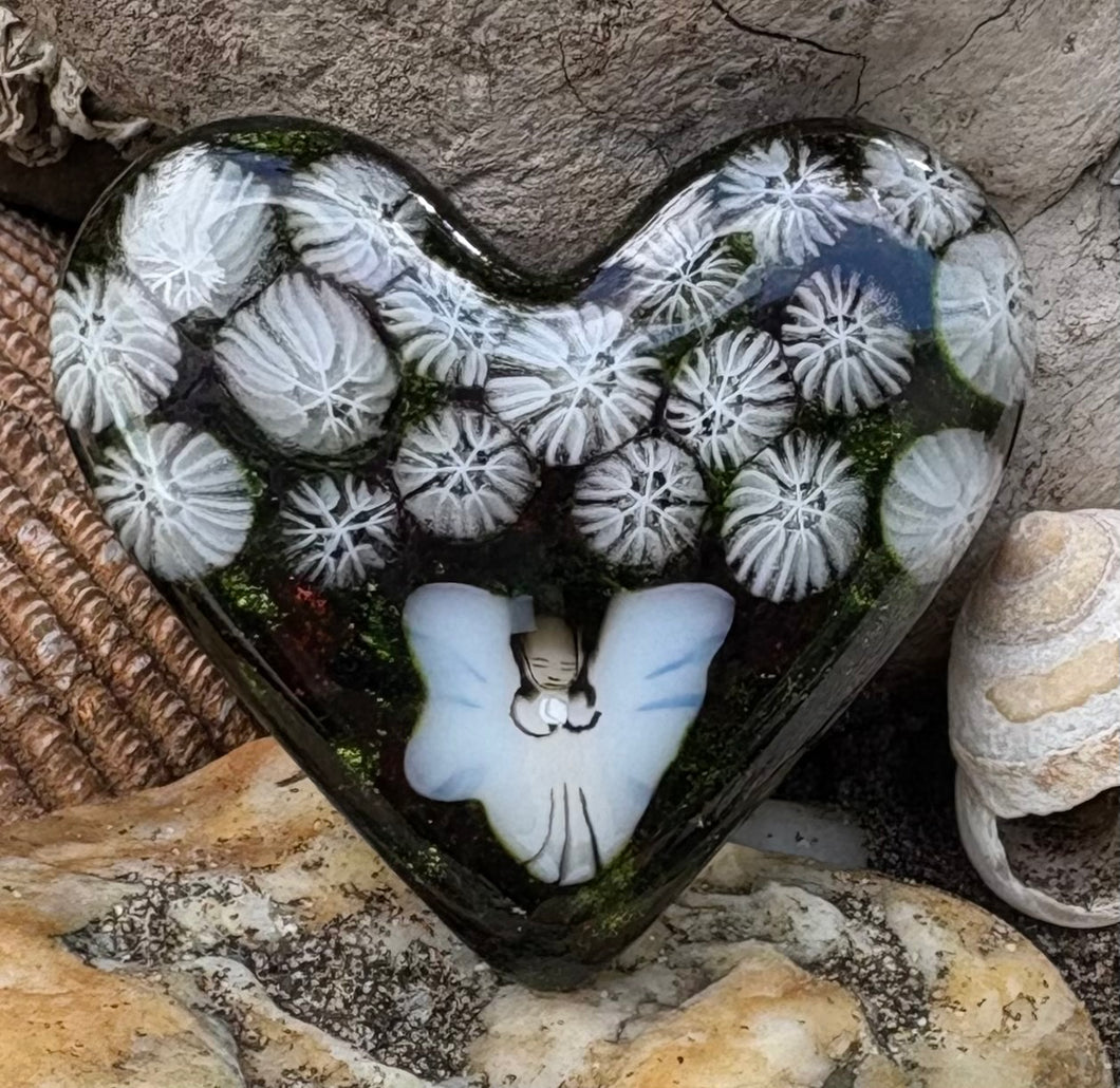 Fused Glass Heart