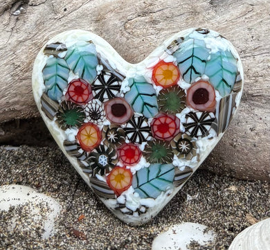 Fused Glass Heart