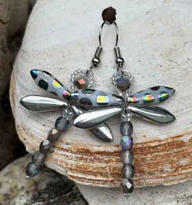 Dragonfly Beaded Earrings