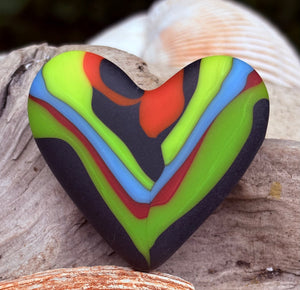 Fused Glass Heart