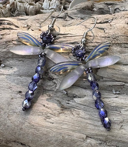 Dragonfly Beaded Earrings