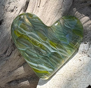 Fused Glass Heart