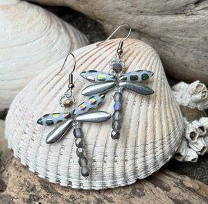 Dragonfly Beaded Earrings