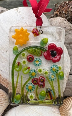 Fused Glass Suncatcher - Loaded!