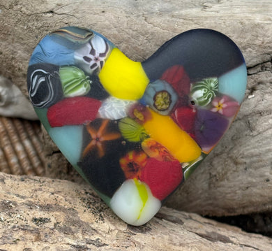 Fused Glass Heart