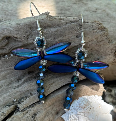 Dragonfly Beaded Earrings