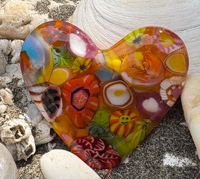 Fused Glass Heart