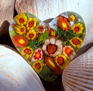 Fused Glass Heart