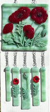 Load image into Gallery viewer, Dramatic Poppies Wind Chimes