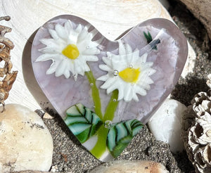 Fused Glass Heart