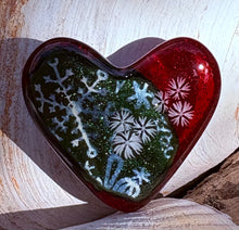 Load image into Gallery viewer, Fused Glass Heart