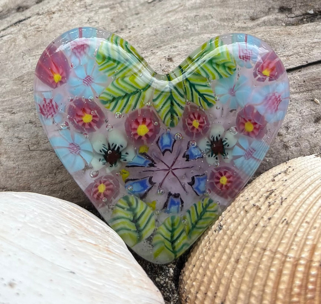 Fused Glass Heart