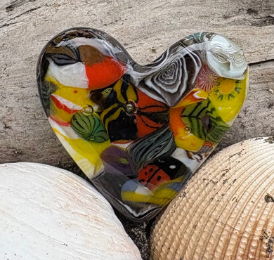 Fused Glass Heart