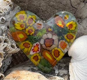 Fused Glass Heart