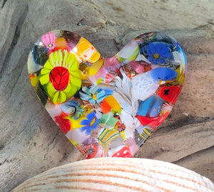 Fused Glass Heart