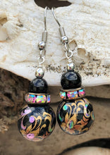 Load image into Gallery viewer, Tensha Bead and Crystal Earrings