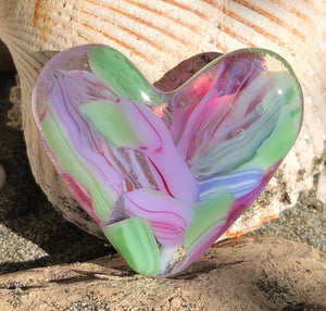 Fused Glass Heart