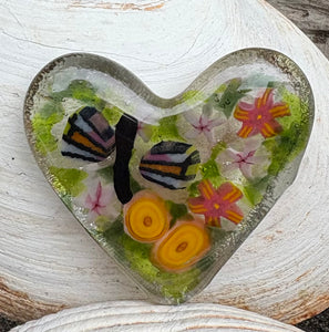Fused Glass Heart