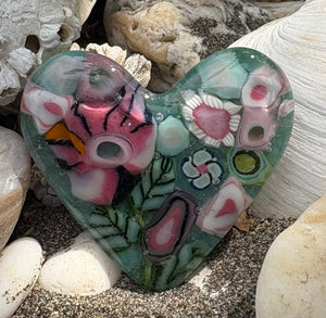 Fused Glass Heart