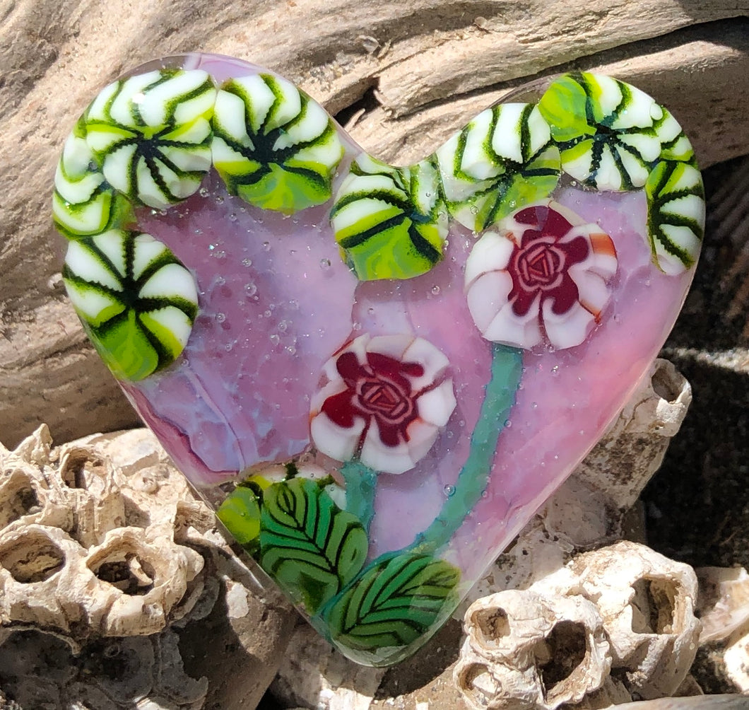 Fused Glass Heart