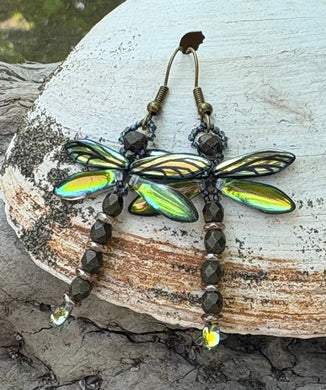 Dragonfly Beaded Earrings