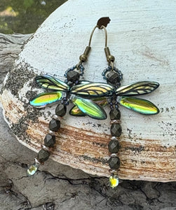 Dragonfly Beaded Earrings