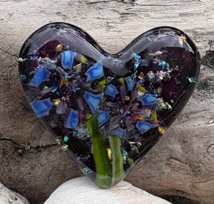 Fused Glass Heart