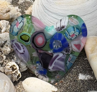 Fused Glass Heart