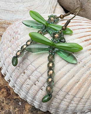 Dragonfly Beaded Earrings