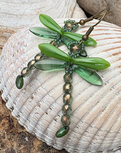 Dragonfly Beaded Earrings