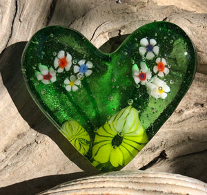 Fused Glass Heart