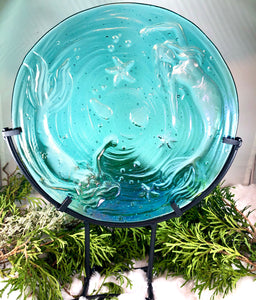 Mermaids - Fused Glass Art