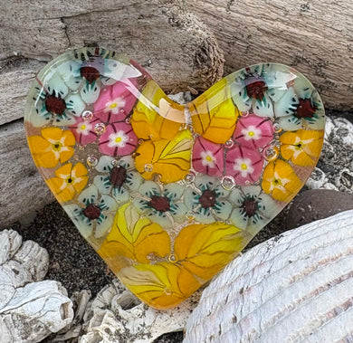 Fused Glass Heart