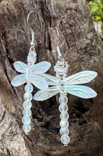 Load image into Gallery viewer, Dragonfly Beaded Earrings