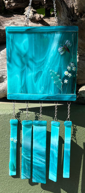 Peacock Streaky Wind Chimes