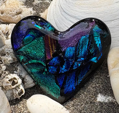 Fused Glass Heart