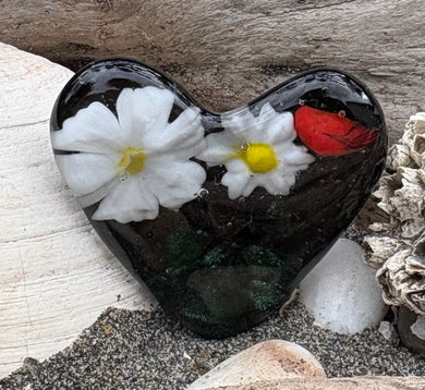 Fused Glass Heart