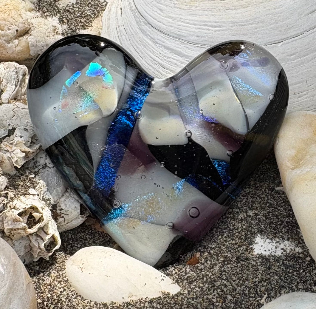 Fused Glass Heart