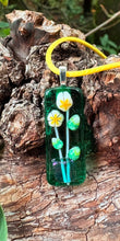 Load image into Gallery viewer, Still Life with Daisies - Fused Glass Pendant