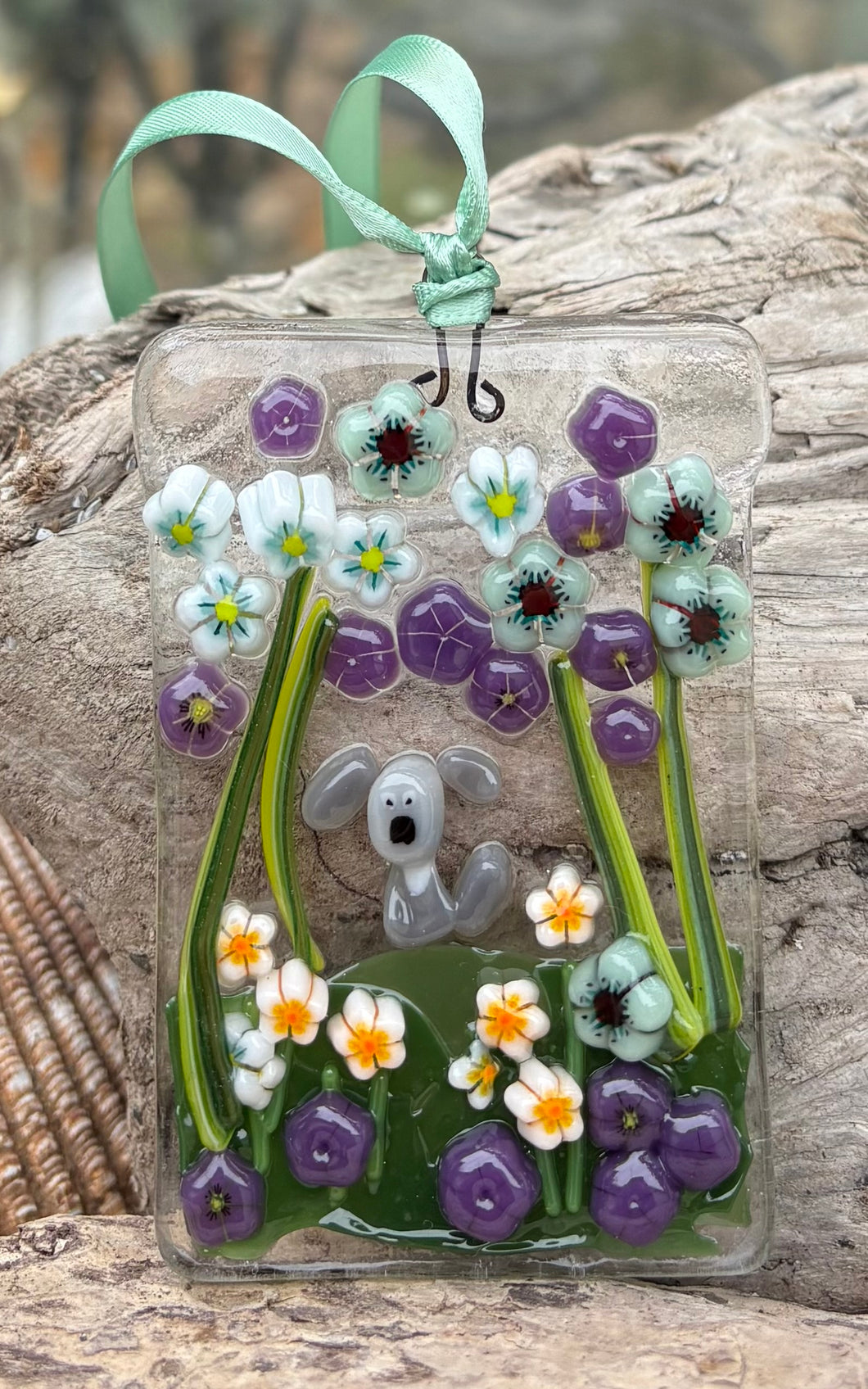 Fused Glass Suncatcher - Loaded!