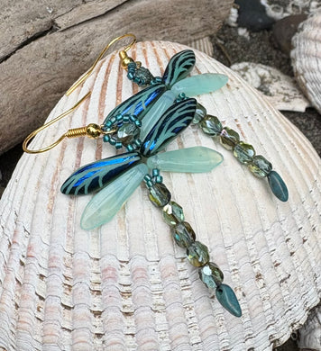 Dragonfly Beaded Earrings