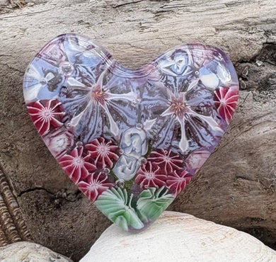 Fused Glass Heart
