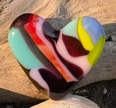 Fused Glass Heart