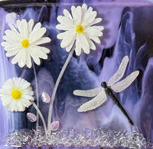 Load image into Gallery viewer, Daisies and Dragonflies Wind Chimes