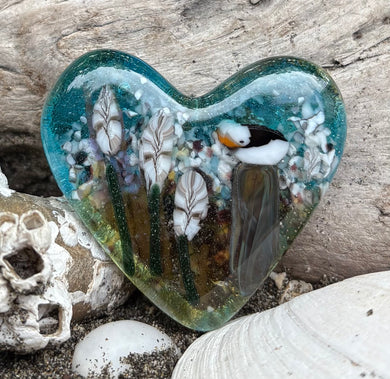 Fused Glass Heart