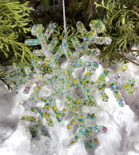 Load image into Gallery viewer, Holiday Ornaments -  Snowflake - Multicolored